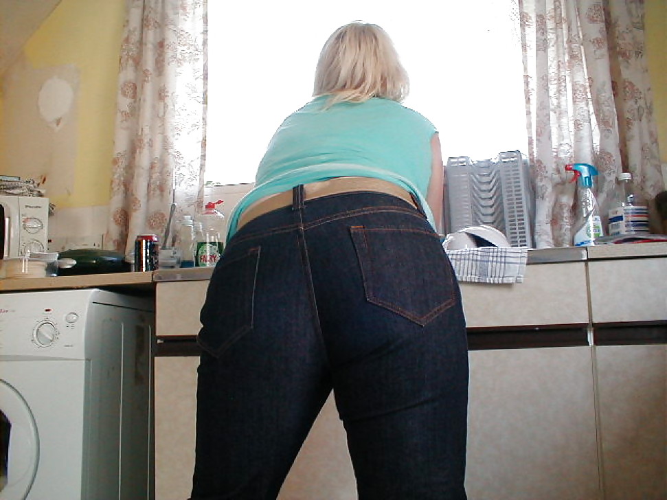 Wifes lovely ass in jeans #15156924