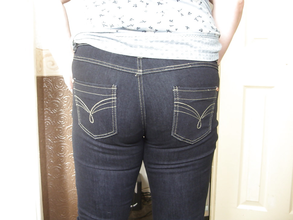 Wifes lovely ass in jeans #15156996