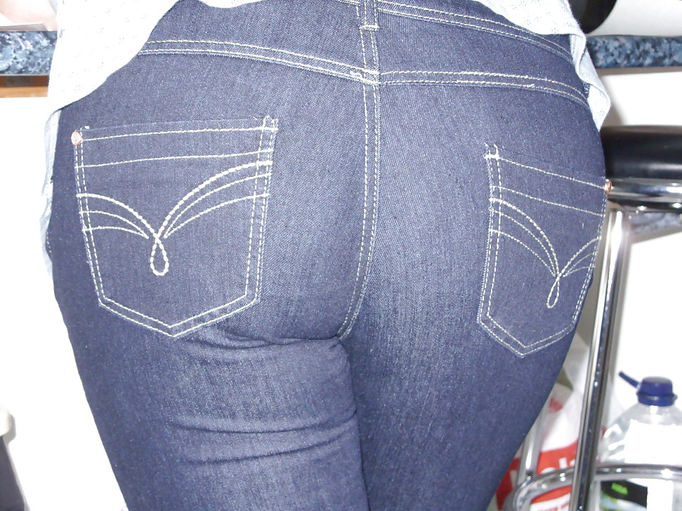 Wifes lovely ass in jeans #15157029