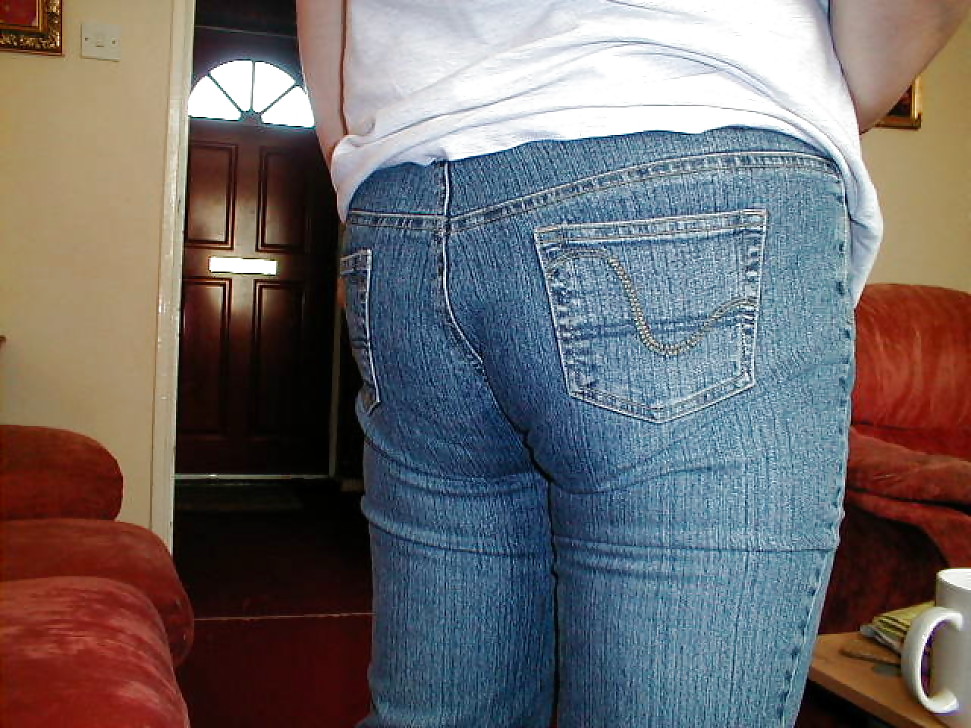 Wifes lovely ass in jeans #15157035