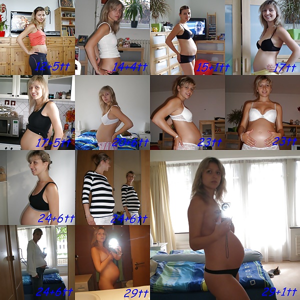 Schwangere Amateure - Gekleidet Und Zog Sich 4 #6570029
