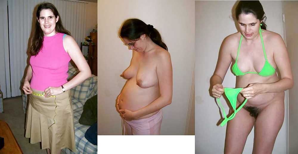 Pregnant Amateurs - Dressed & Undressed 4 #6570244