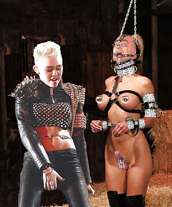 Miley and Antoniette Femdoms with Slaves  #18537597