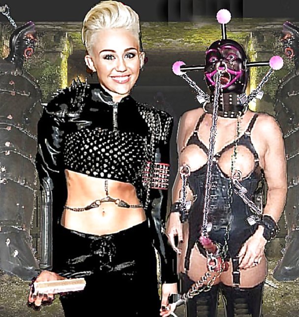 Miley and Antoniette Femdoms with Slaves  #18537692