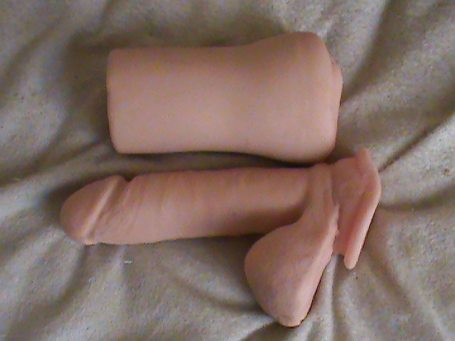My wifes dildo and my fake pussy