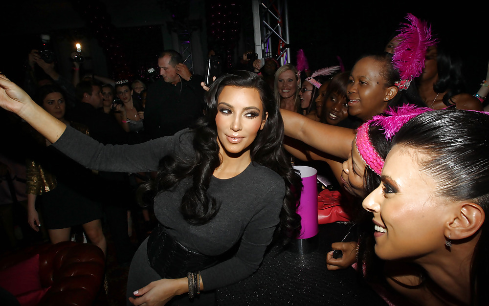 Kim Kardashian at the Tickled Pink Party in Johannaesburg #3813738