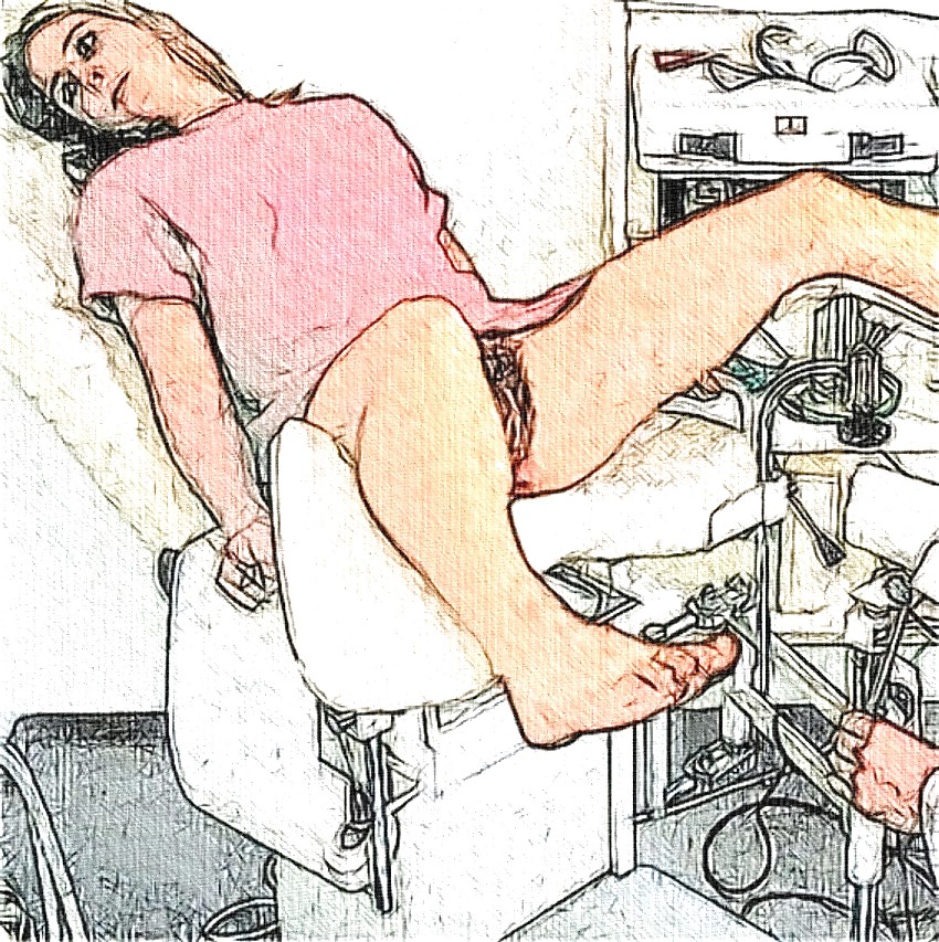 Maedchen beim Frauenarzt - Photoshop Art #4838918