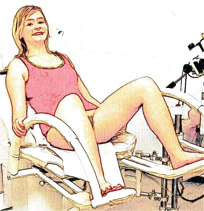 Maedchen beim Frauenarzt - Photoshop Art #4838937
