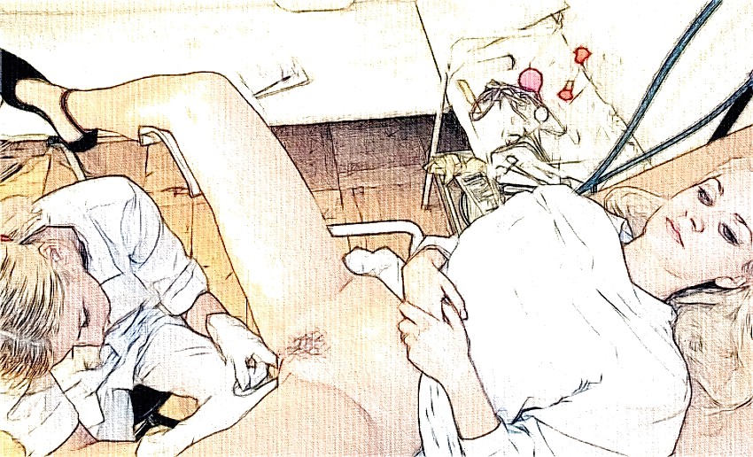 Maedchen beim Frauenarzt - Photoshop Art #4838997