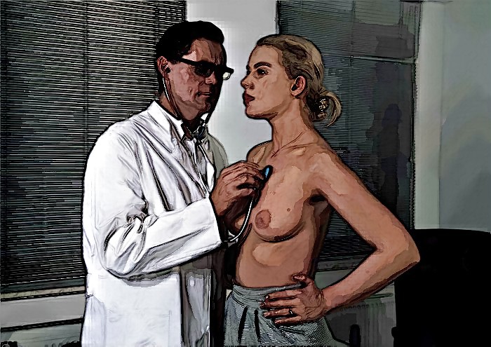 Maedchen beim Frauenarzt - Photoshop Art #4839055