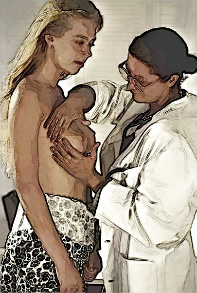 Maedchen beim Frauenarzt - Photoshop Art #4839086