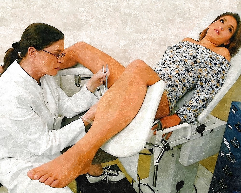 Maedchen beim Frauenarzt - Photoshop Art #4839094