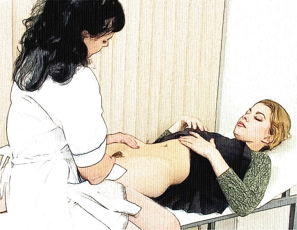 Maedchen beim Frauenarzt - Photoshop Art #4839335