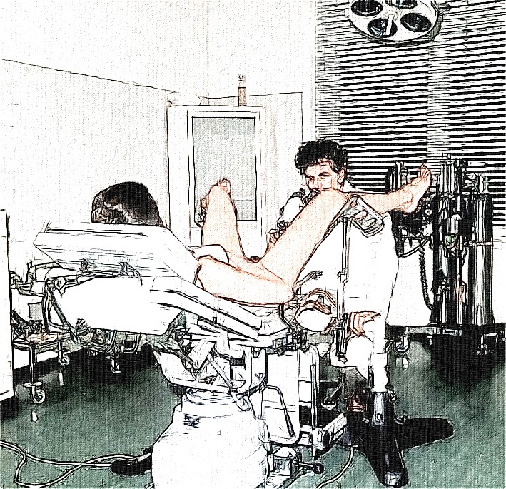 Maedchen beim Frauenarzt - Photoshop Art #4839354