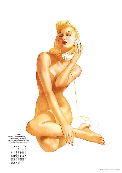 Erotic Calendar 3  -  Vargas Pin-ups 1941 #7163929