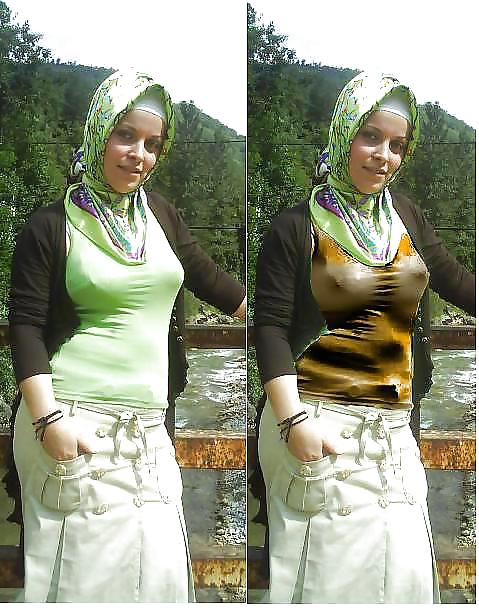 Un Grand Enturbanné Interagira Turc Hijab Turban-porter #6601567