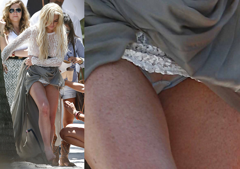 Lindsay Lohan ... Upskirt Oops #11604878