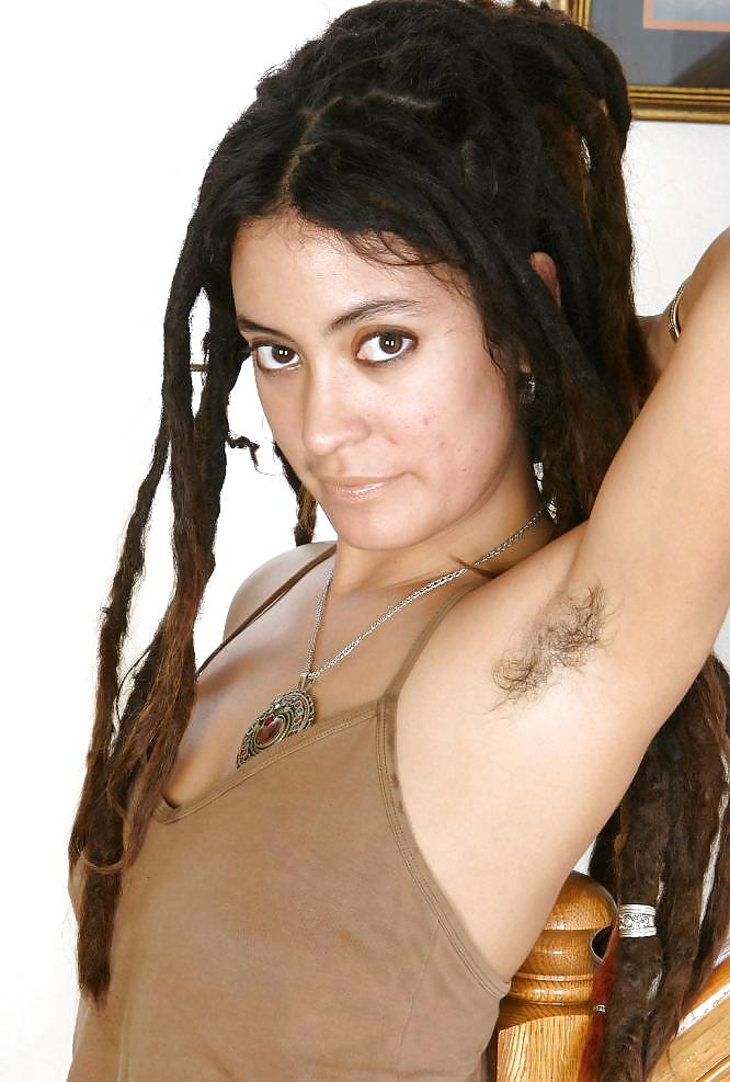 Maya, dark hair and hairy, unshaven armpits #21635983