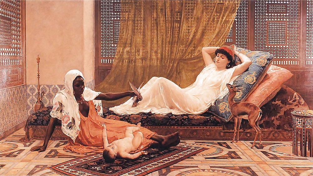 Themen Gemalt Ero Kunst 2 - Harem Und Odalisques (2) #9215686