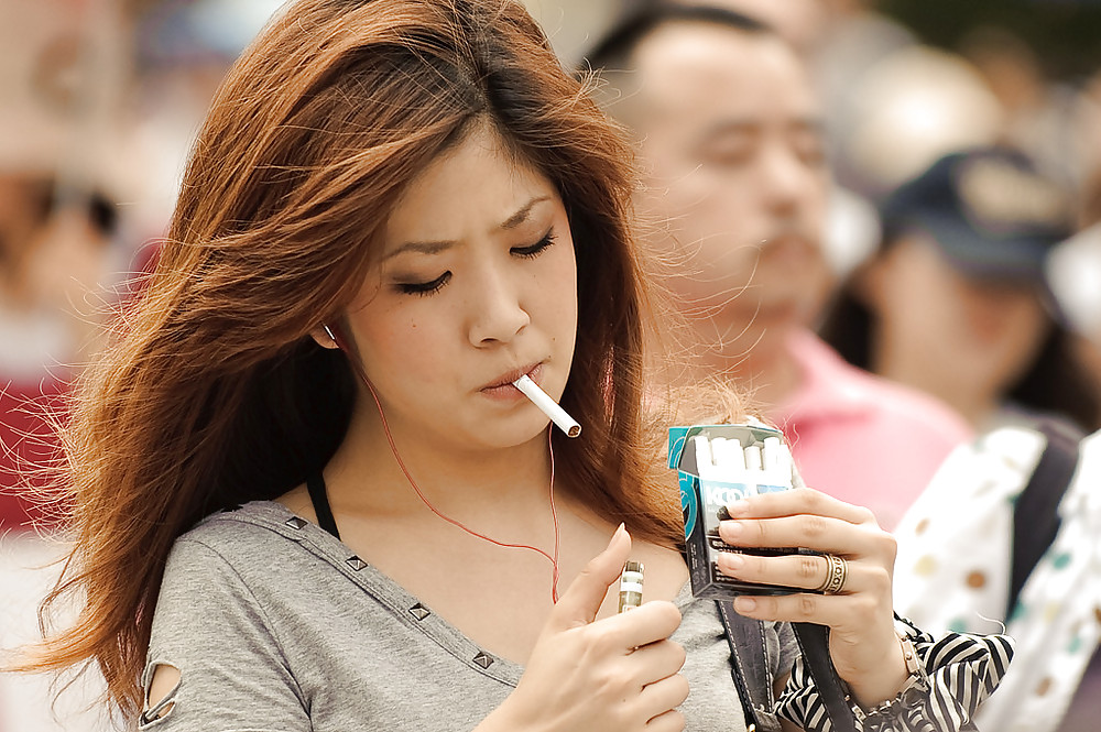 Smoking 011 - Asian Candids (Mostly Japanese) #14629735