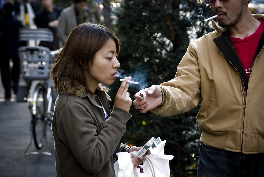 Smoking 011 - Asian Candids (Mostly Japanese) #14629819