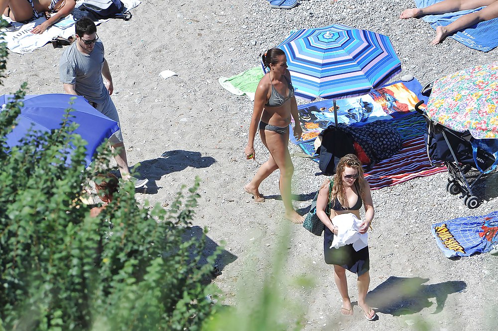 Hilary Duff wearing a bikini in Italy #7314403