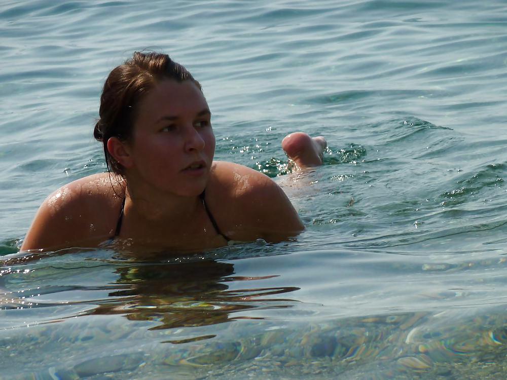 Having a good time at the beach #17114249