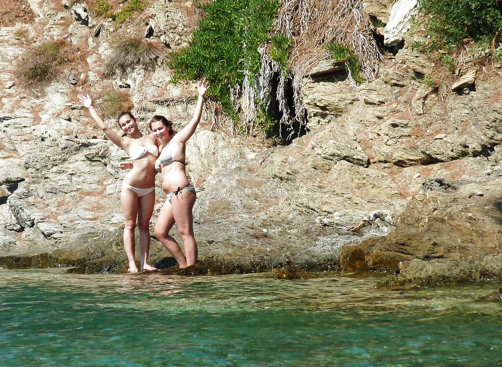Having a good time at the beach #17114274