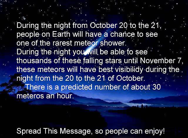 Meteor shower - don't miss it  #12082814