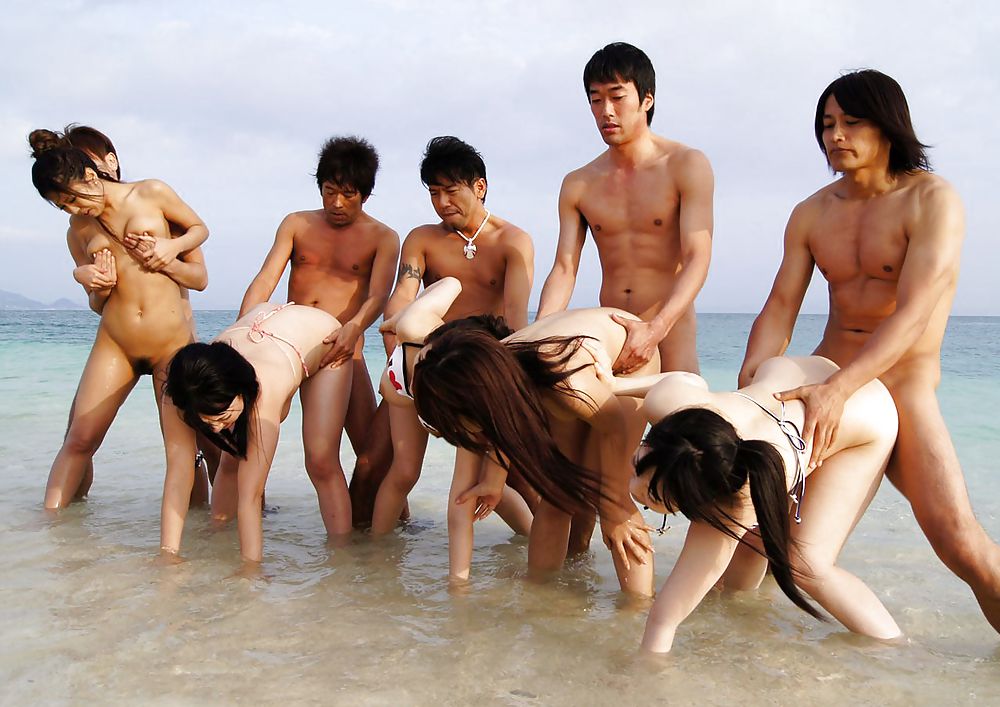 Nackte Mädchen Gruppen 23 - Japanische Gruppe Sex-Szenen #19825991