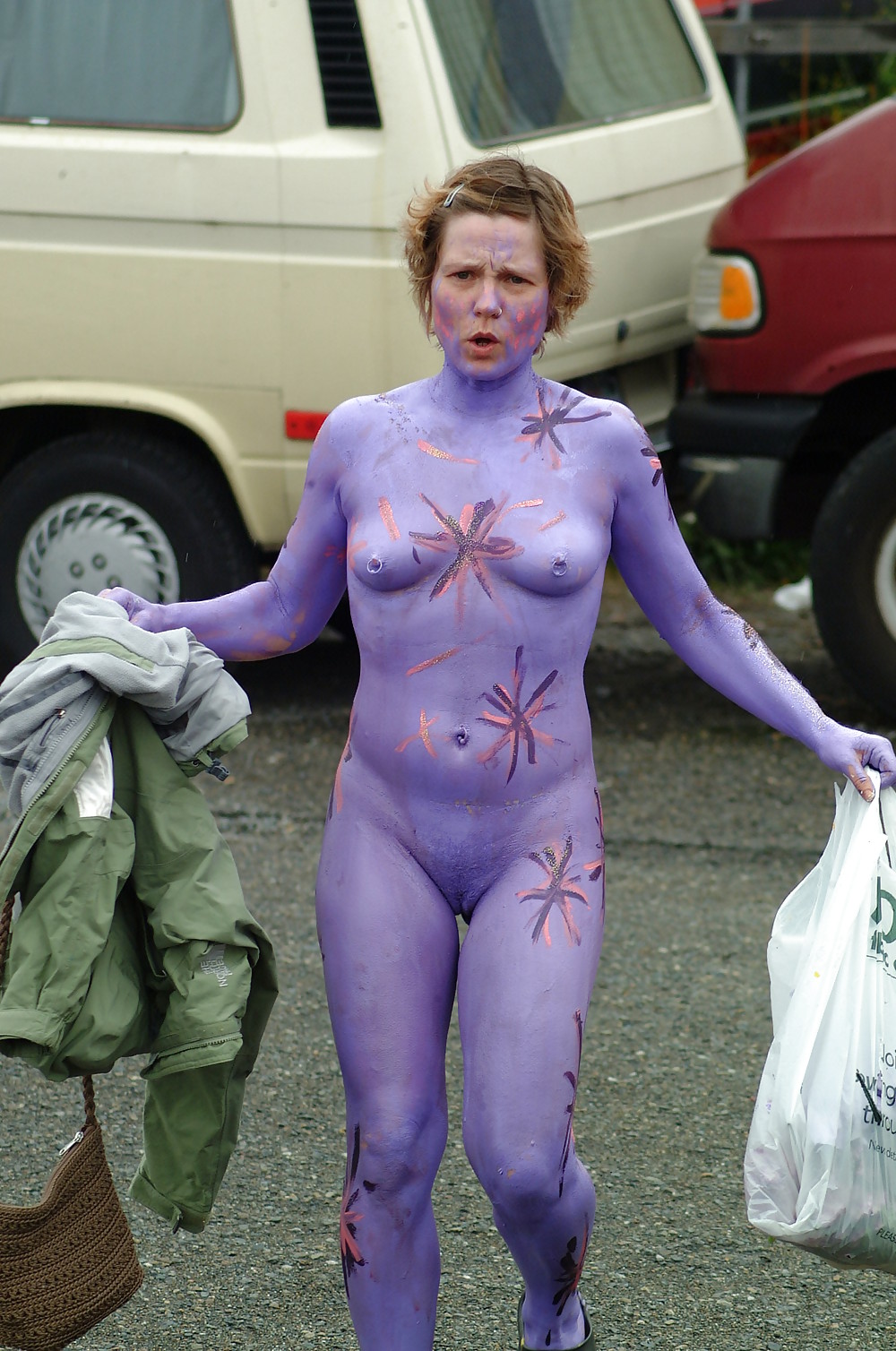 I decided to paint my naked body and then leave the house 2 #7881590