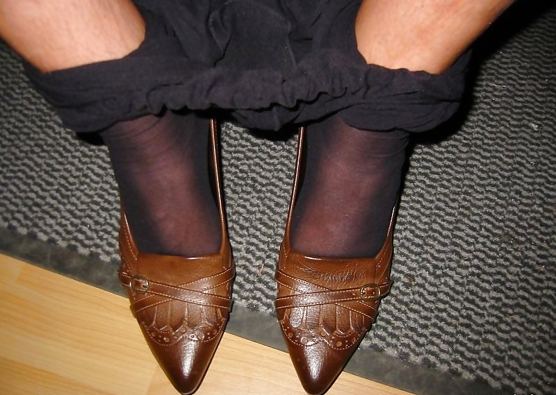 Piedi sexy. scarpe o calze di nylon
 #4884428