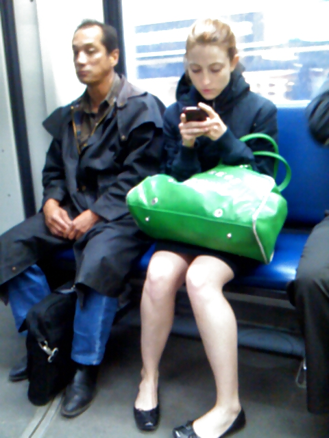 Voyeur Candid - More transit beauties #17304115