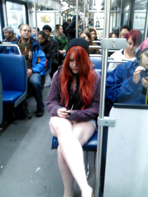 Voyeur Candid - More transit beauties #17304198