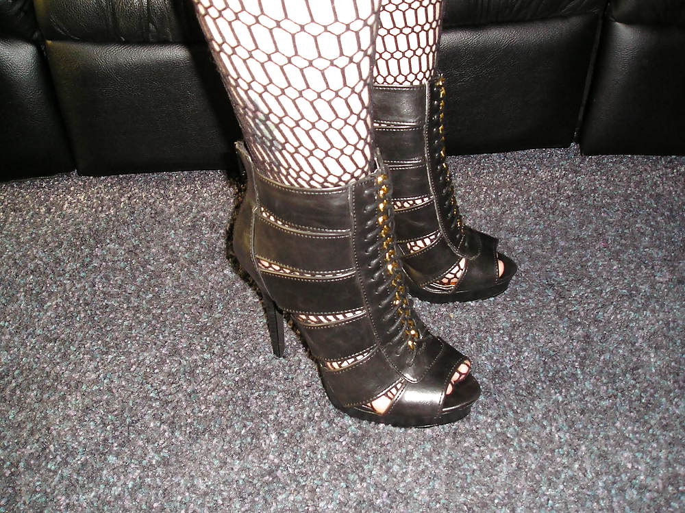 Heels and nylons #15746789