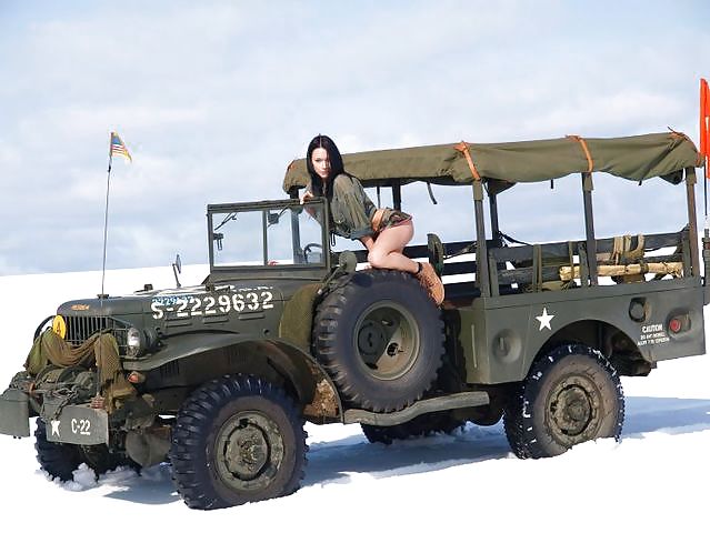 Naked In Winter In Milltary Jeep By Blondelover. #3611339