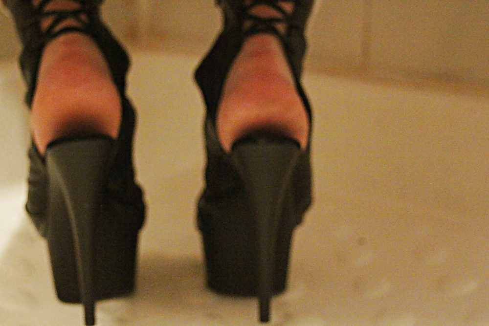 In the shower with Black Shoes #7644192