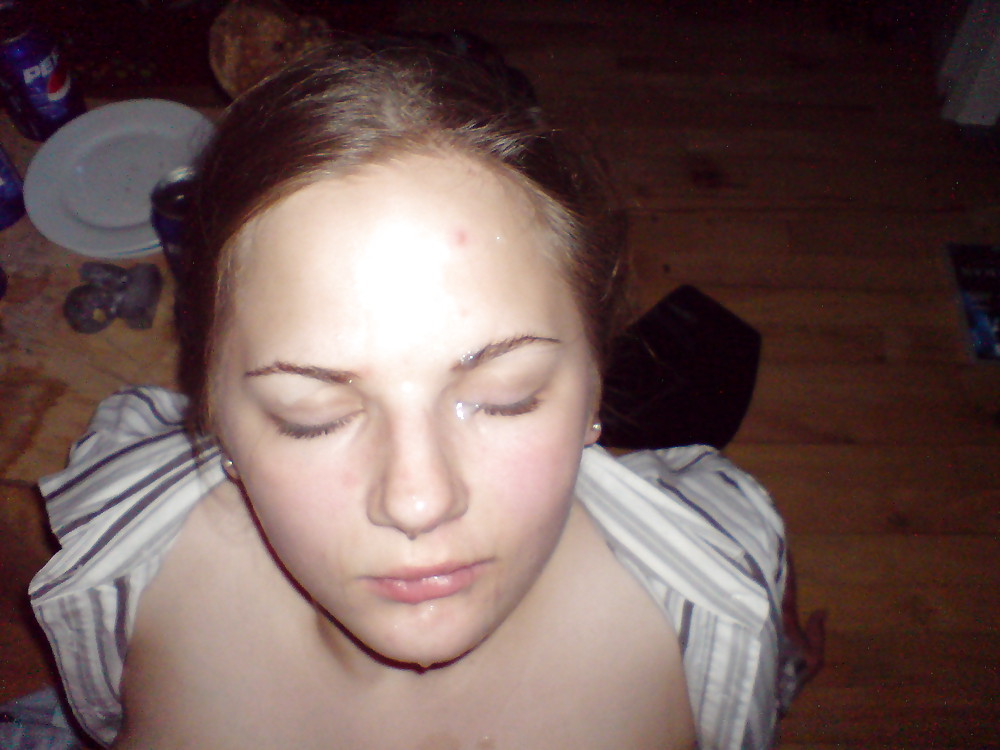 Busty teen Facial #8862512