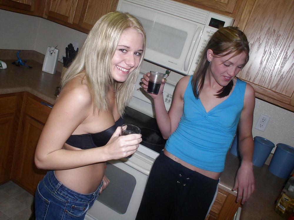 Cute Bisexual Teens Partying #5321369