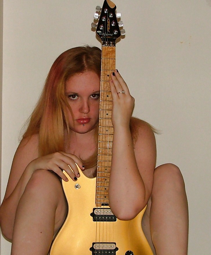 Ex-Wife Posing With My Guitar #18895495