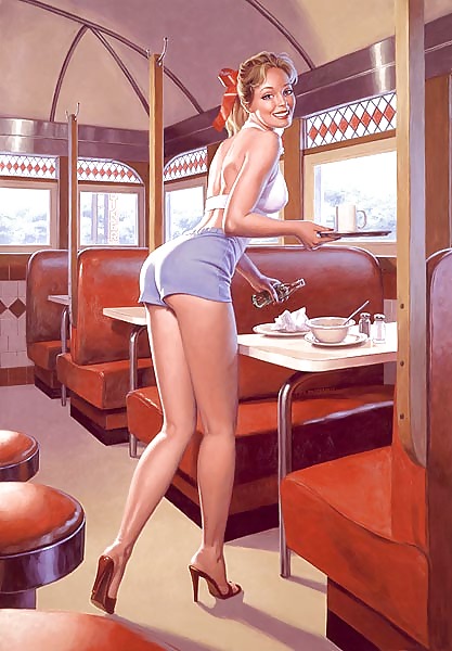 Pinup d'epoca greg hildebrandt
 #1048393