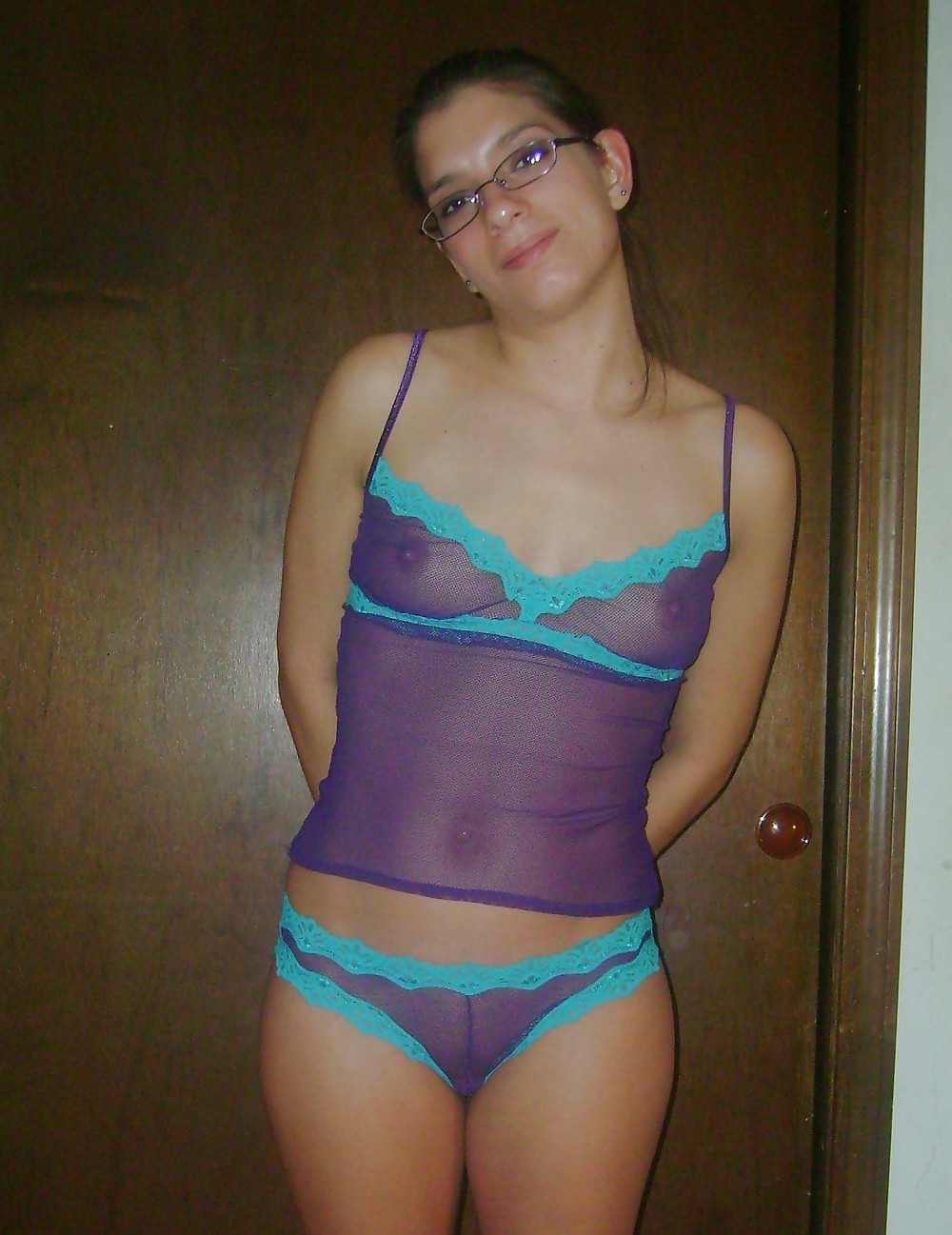 Hot Teen with glasses #19962567
