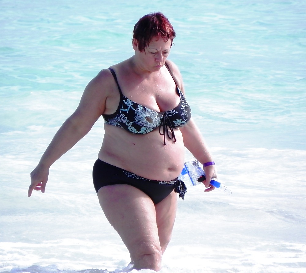 Granny bbw beach 4 #6175405