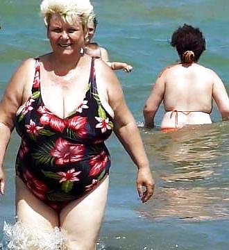 Granny bbw beach 4 #6175747