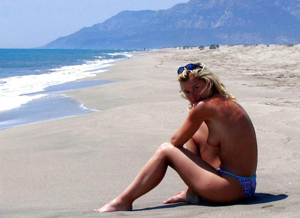 My collection 17 : sexy blond milf on the beach #15202144