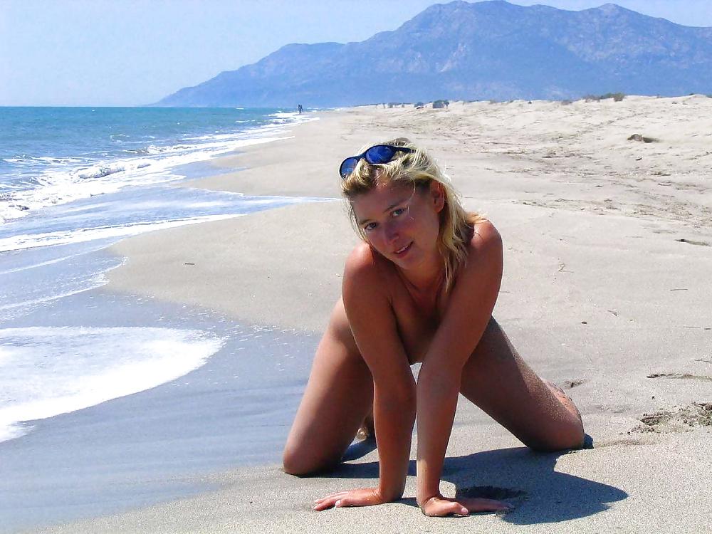 My collection 17 : sexy blond milf on the beach #15202180