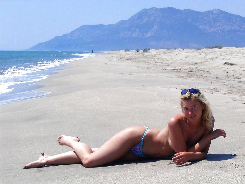 My collection 17 : sexy blond milf on the beach #15202186