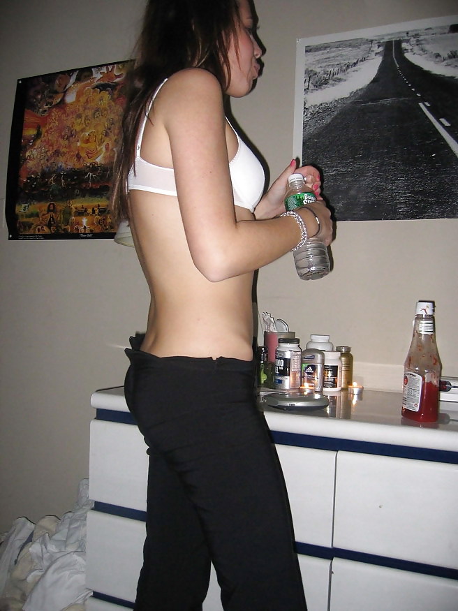Very cute girl shying away from a strip #9719292