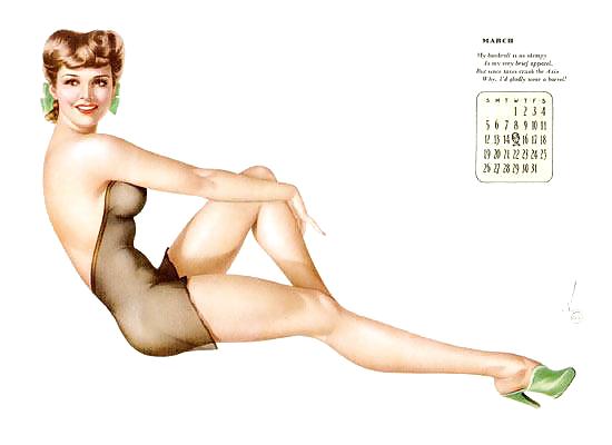 Erotic Calendar 2 - Pin-up calendar 1944 #7742900