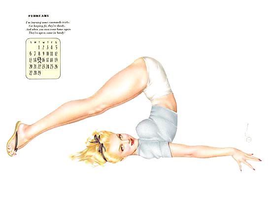 Erotikkalender 2 - Pin-up-Kalender 1944 #7742915